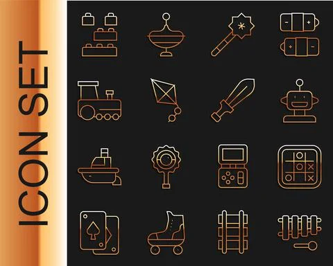 Glowing neon line tic tac toe game icon isolated Vector Image