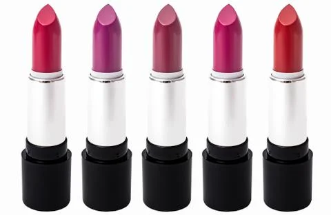 Set of lipstick Stock Photos