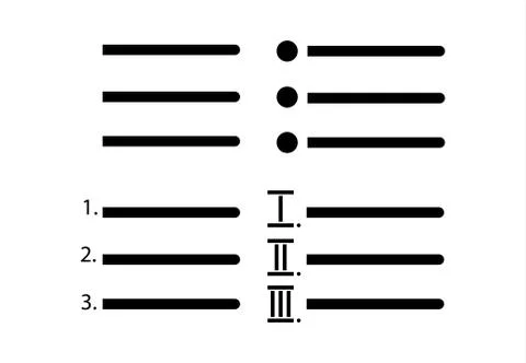 Set of lists Stock Illustration