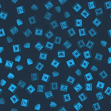 Set Loading data window, Online play video, Browser with shield and Web Illustrazione stock