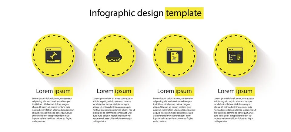 Set Loading data window, Web development, Software and . Business infograph.. 스톡 일러스트