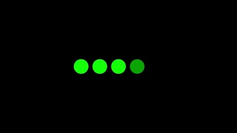 A set of loading icon animations. Loading is indicated by a dot. Load dot i.. Stock Footage 308400362