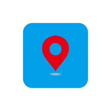 Set of location icons. Flat design. Vector illustration EPS 10. resource graphic Stock Illustration