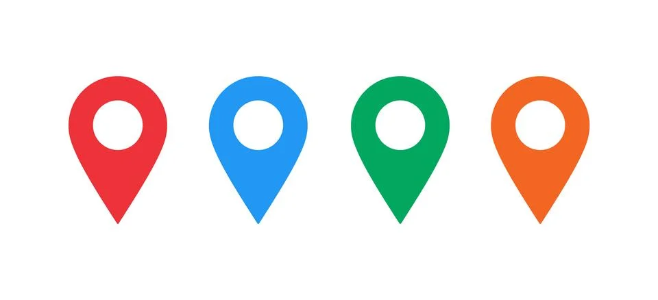 Set of Location or map pin symbol Stock-Illustration