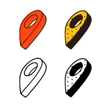 Set of location pins in different styles isolated on white background Stock Illustration