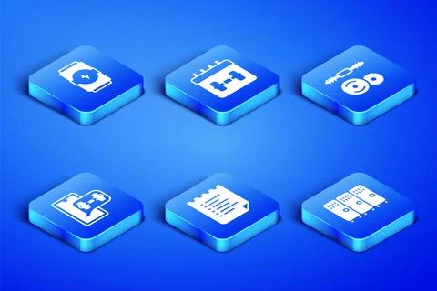 Set Locker or changing room, Energy drink, Sport training program, Fitness app Stock Illustration