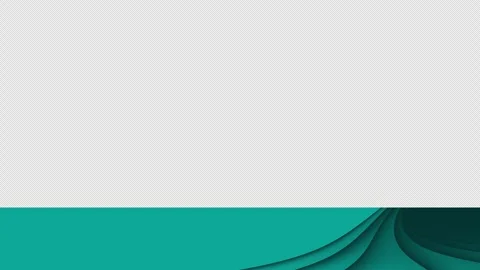 Set of lower third bars with gradient rectangles in teal, green, olive, and lime Stock Footage 314800514