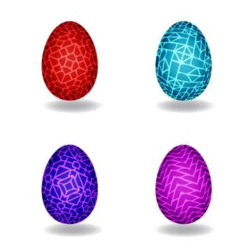 Set of Magic egg, vector Stock Illustration