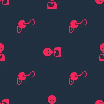 Set Magic staff and Jesus Christ on seamless pattern. Vector イラスト素材