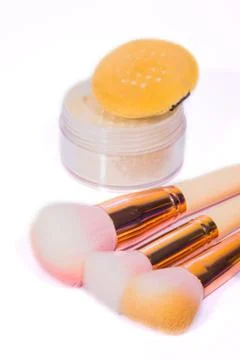 Set of make-up products Stock Photos