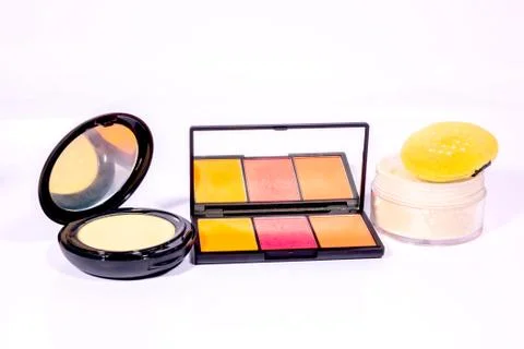 Set of make-up products Stock Photos