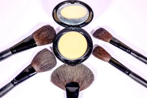 Set of make-up products Stock Photos
