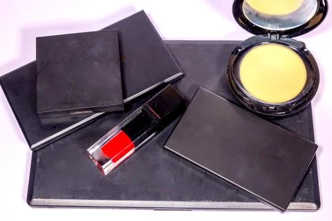 Set of make-up products Stock Photos
