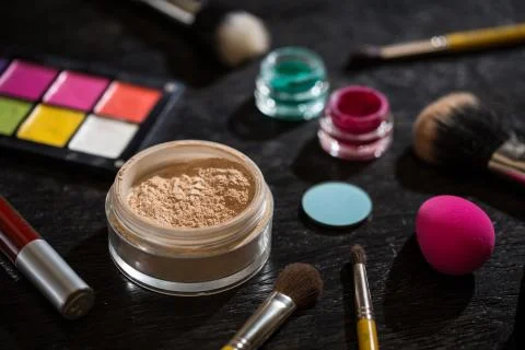 Set of makeup cosmetics Stock-Fotos