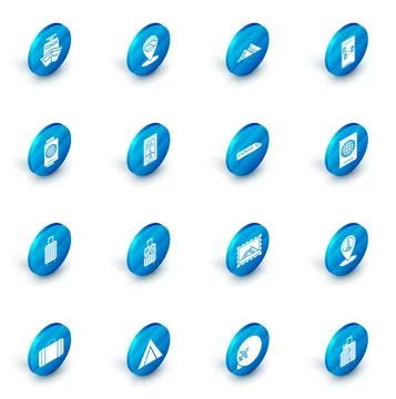 Set Map pointer with mountain, Infographic of city map navigation, Passport Stock Illustration