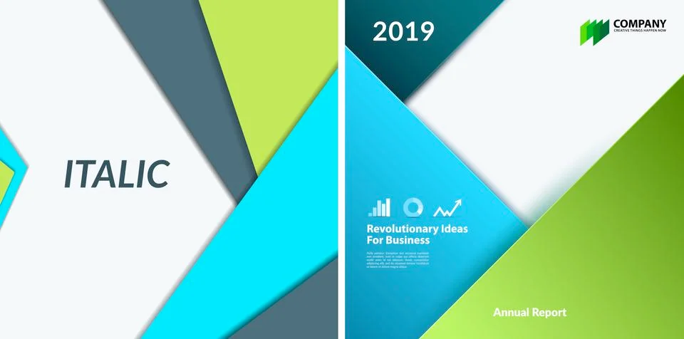 Set. Material design of abstract vector elements for graphic template. Stock Illustration