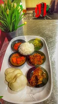 Set of meals Stock Photos