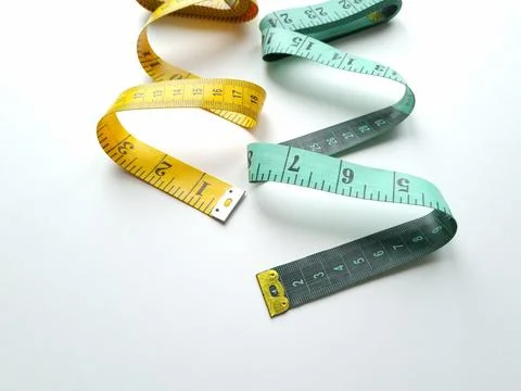 A set of measuring tapes Stock Photos