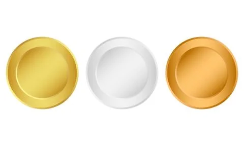 Set of medals Stock Illustration