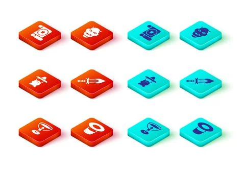 Set Medieval goblet, Magic hat, Wizard warlock, sword, Mask of the devil with Illustrazione stock