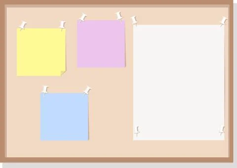 Set of memo Ilustração Stock