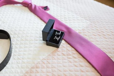 Set of men&amp;#39;s stylish accessories Stock Photos