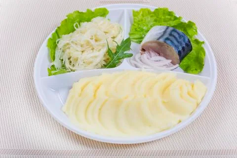 Set menu for aircraft Stock Photos