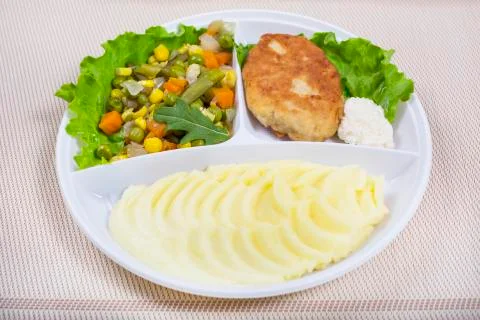 Set menu for aircraft Stock Photos