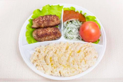 Set menu for aircraft Stock Photos