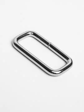 Set of metal round ring hardware Stock Photos