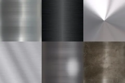 Set of metal structures of the high permission Stock Illustration