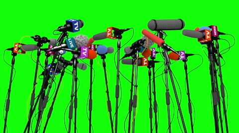 Press Conference Green Screen Stock Footage ~ Royalty Free Stock Videos |  Pond5