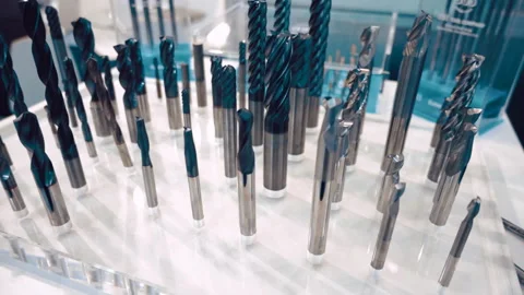 Set of mills for the machine with CNC Video stock 98225093