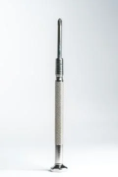 A set of mini screwdrivers isolated Stock Photos