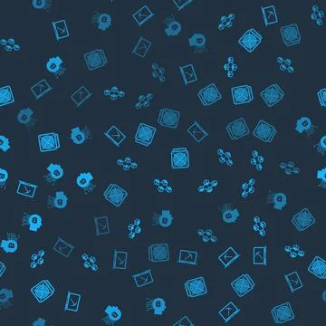 Set Mining with laptop and pickaxe, Blockchain technology, ASIC Miner and Stock Illustration