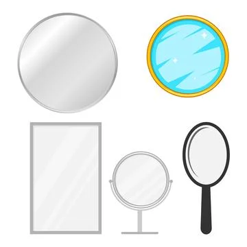 A set of mirrors イラスト素材