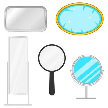 A set of mirrors イラスト素材