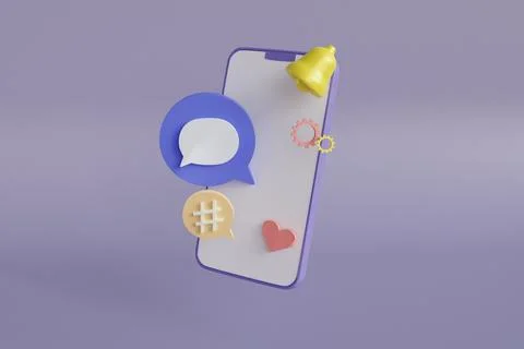 Set for mobile device design. Phone device mockup. Graphic element. Chat ic.. Illustrazione stock