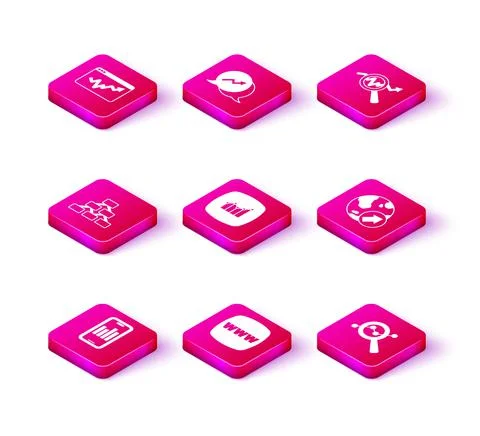 Set Mobile with graph, Website template, Hierarchy organogram, Financial growth Stock Illustration