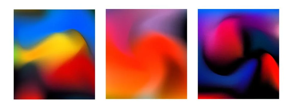 Set-of-modern-abstract-texture-backgrounds-in-pop-art-style Stock Illustration