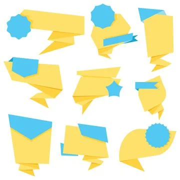 Set of modern badges stickers. Advertising, banner, stickers and labels. Vect Stock Illustration