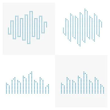 Set of Modern City Design Vector Template, Real estate Concept, Emblem, Desig Stock Illustration