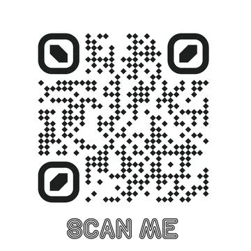 Set of modern QR code vector elements with &amp;quot;Scan Me&amp;quot; Stock Illustration