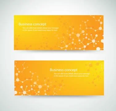 Set molecule background genetic and-chemical compounds medical Stock Illustration