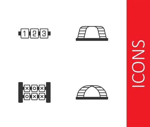 Set Monkey bar, Education logic game, and icon. Vector Stockillustratie