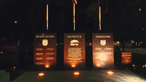 Set of Monuments - Syracuse, NY Stock Footage 336229860