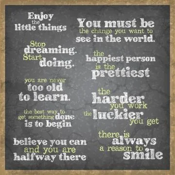 Set of motivational background 스톡 일러스트