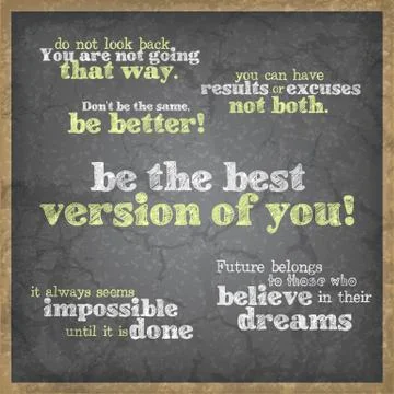 Set of motivational background 스톡 일러스트