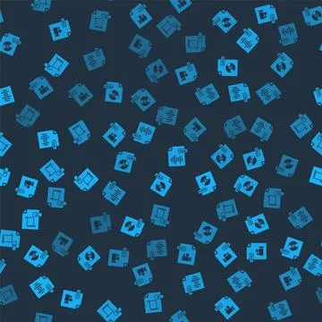 Set MOV file document, WMA, WAV and JS on seamless pattern. Vector Ilustración de archivo