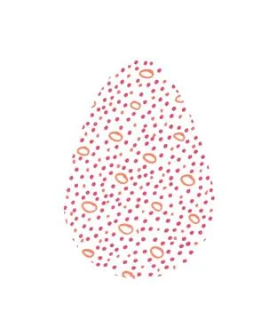 Set of multi-colored abstract Easter eggs. Watercolor decorative drawing Illustrazione stock